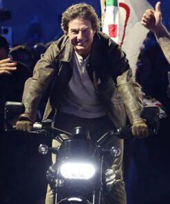 Paris 2024 Olympic Closing Ceremony Leather Jacket