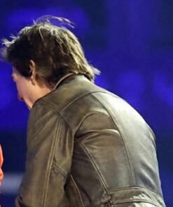 Paris 2024 Olympic Closing Ceremony Leather Jacket