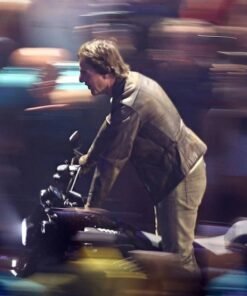 Paris 2024 Olympic Closing Ceremony Leather Jacket