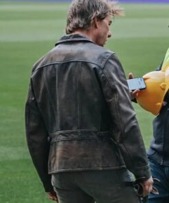 Paris 2024 Olympic Closing Ceremony Leather Jacket