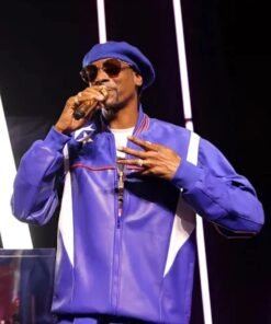 Paris 2024 Olympics Snoop Dogg Purple Bomber Jacket