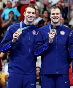 Paris 2024 Olympics Team USA Blue Tracksuit