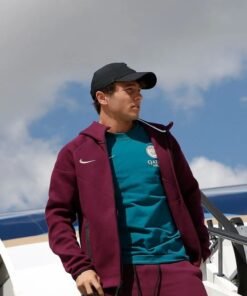 Alternative view of Paris Saint-Germain F.C. Team Mehroon Tracksuit