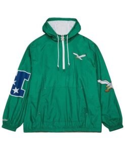 Alternative view of Philadelphia Eagles Team OG Anorak Half-Zip Windbreaker Jacket