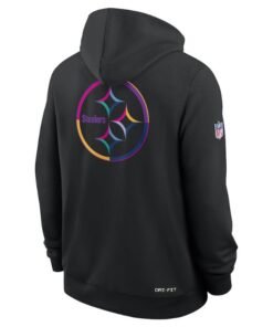 Pittsburgh Steelers Nike Black 2025 Crucial Catch Hoodie