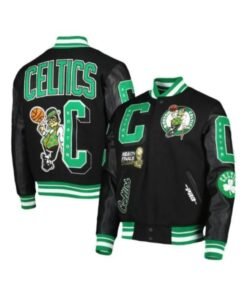 Pro Standard Black Boston Celtics Retro Jacket Pro Standard Black Boston Celtics Retro Jacket