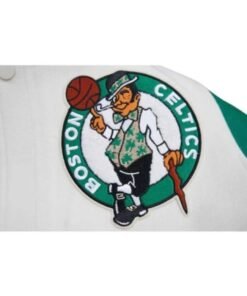 Pro Standard Cream Boston Celtics Retro Jacket