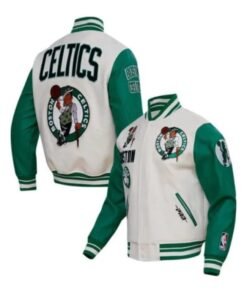 Pro Standard Cream Boston Celtics Retro Jacket