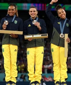 Rebeca Andrade Brazil Olympics 2024 Jacket Rebeca Andrade Brazil Olympics 2024 Jacket