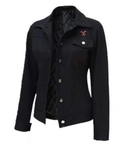 Rip Wheeler Yellowstone Black Jacket For Women Rip Wheeler Yellowstone Black Jacket For Women