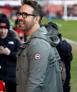 Alternative view of Ryan Reynolds Wrexham Canada Goose Hooded Jacket