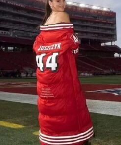 San Francisco 49ers Kristin Juszczyk Puffer Coat