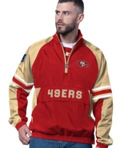 San Francisco 49ers Starter Prospect Half-Zip Jacket