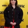 Selena Gomez SXSW Black Denim Jacket