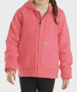 Shop Womens Pink Carhartt Jacket with Hood