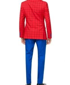 Spider Man Far From Home Red Tuxedo Blazer