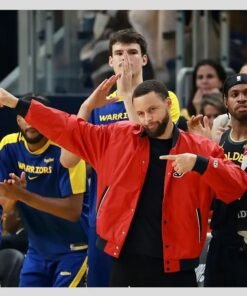Steph Curry Red Jacket