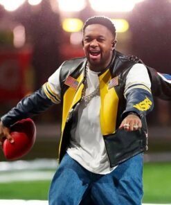 Super Bowl LIX Mustard Vanson Leather Jacket
