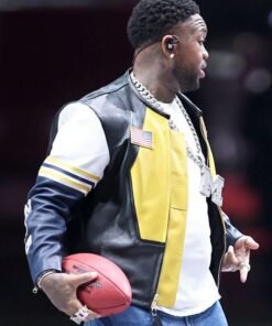 Super Bowl LIX Mustard Vanson Leather Jacket