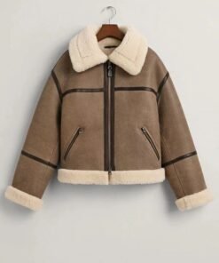 Alternative view of Taylor Swift Aviator Shearling Jacket