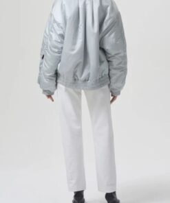 Olivia Culpo Green Bomber Jacket