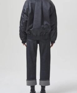 Olivia Culpo Green Bomber Jacket