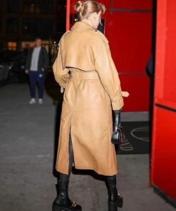 Taylor Swift Leather Trench Coat Taylor Swift Leather Trench Coat