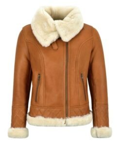 Womens B3 RAF Aviator Shearling Bomber jacket - Sale