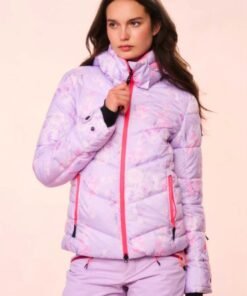 BOGNER Fire+Ice x LoveShackFancy Saelly Ski Jacket Purple