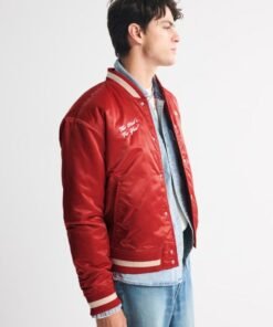 Budweiser Varsity Bomber Jacket Abercrombie