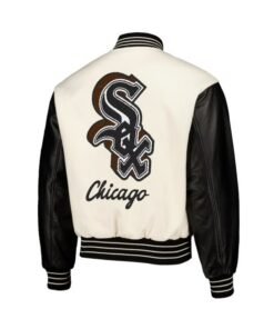 Chicago White Sox PLEASURES White Varsity Jacket