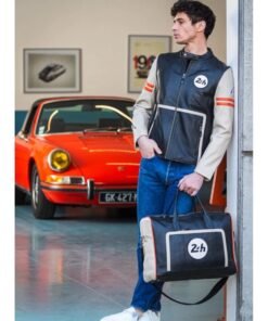 Leather Mans Karl 24H Le Ecru Black Jacket