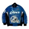 Vintage Lions Detroit Lions Blue Racing Jacket