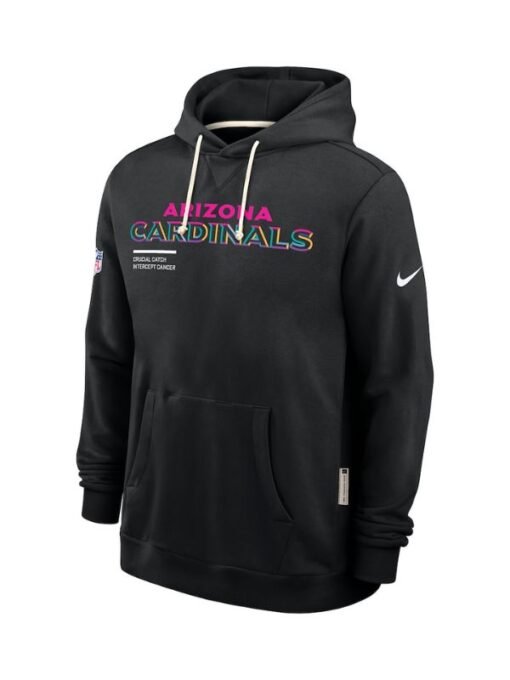 Arizona Cardinals 2025 Crucial Catch Hoodie Black