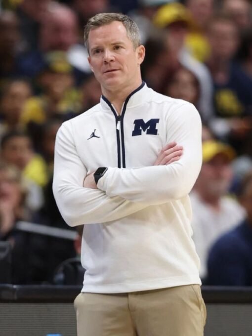 Dusty May Michigan Wolverines Half-Zip Sweatshirt