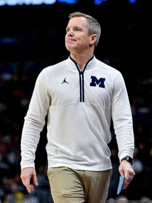 Dusty May Michigan Wolverines Half-Zip Sweatshirt