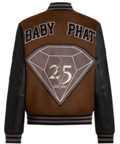 Baby Phat Brown Varsity Jacket