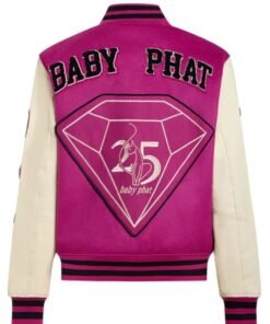 Baby Phat Varsity Jacket Pink