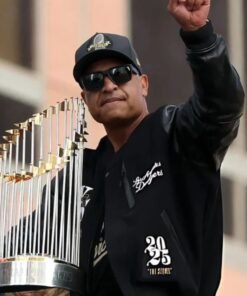 Dave Roberts Dodgers World Series Championship Black Parade Jacket