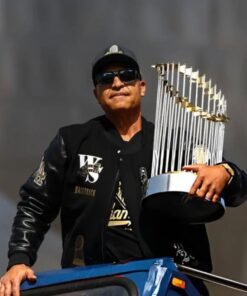 Dave Roberts Dodgers World Series Championship Parade Jacket