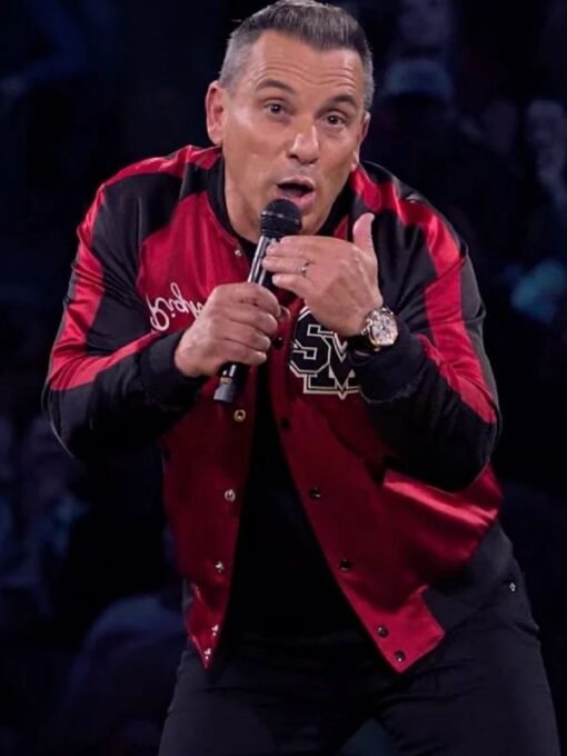 Sebastian Maniscalco It Ain't Right Jacket Red & Black