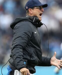 Jim Harbaugh Los Angeles Chargers Black Jacket