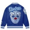 Stussy Graffiti Puffer Jacket LA Dodgers X Mister Cartoon X Starter Jacket