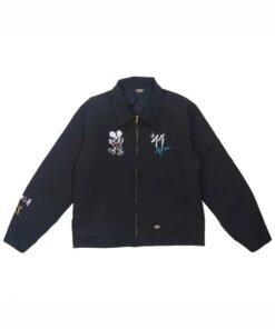 Lewis Hamilton Crew 44 Steadman Stars Jacket Black