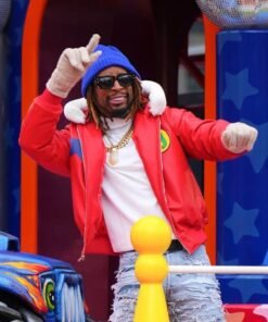 Lil Jon Macys Thanksgiving Red Hooded Jacket