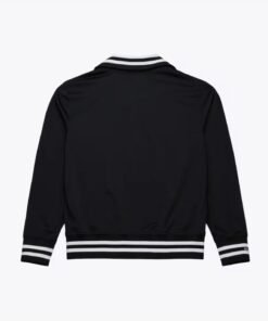 Los Angeles Dodgers Black Mitchell Ness Cooperstown Vintage Logo Replica Batting Practice Jacket