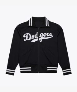 Los Angeles Dodgers Cooperstown Batting Practice Jacket Black