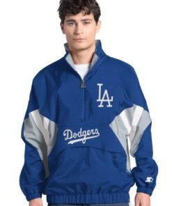 Los Angeles Dodgers Cooperstown Chief Half-Zip Jacket
