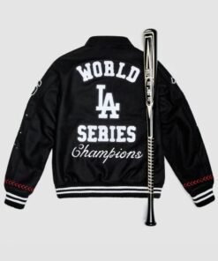 Los Angeles Dodgers Joshua Vides x Fanatics 2025 World Series Champions Limited Edition Full Snap Varsity Jacket