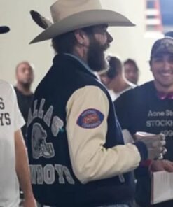 Post Malone Cowboys Thanksgiving Halftime Show 2025 Jacket